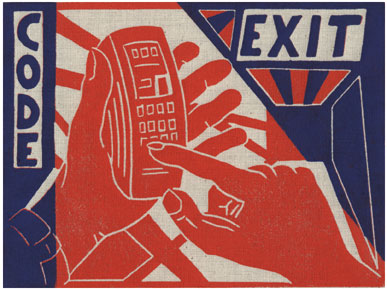 Code - Exit, Einladungskarte
